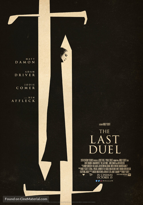 The Last Duel - British Movie Poster