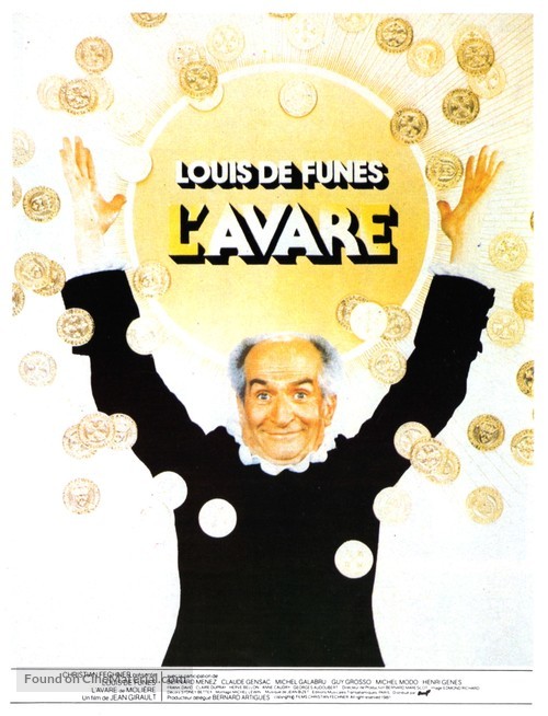 L&#039;avare - French Movie Poster