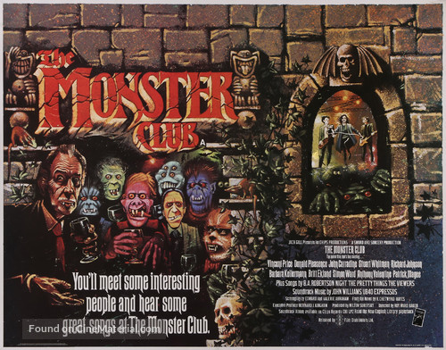 The Monster Club - British Movie Poster