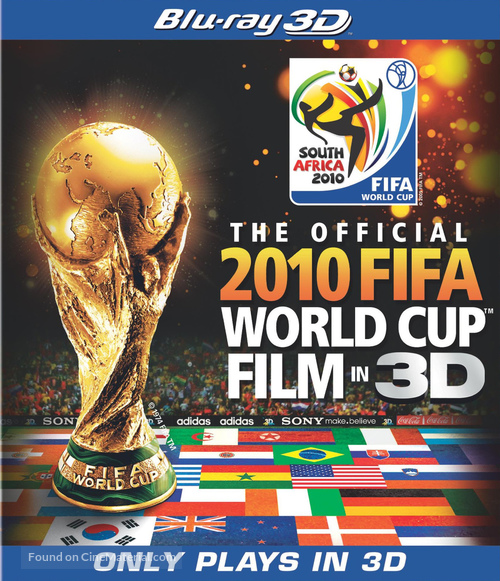 The Official 3D 2010 FIFA World Cup Film - Blu-Ray movie cover