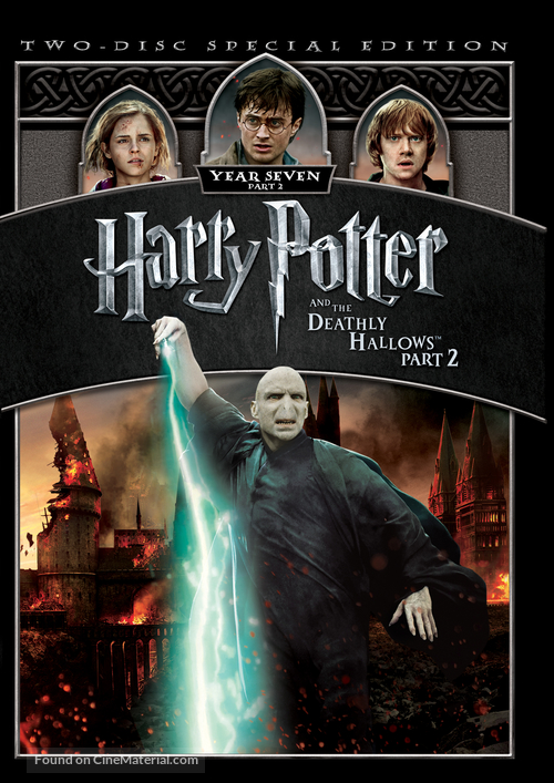 Harry Potter and the Deathly Hallows - Part 2 - DVD movie cover