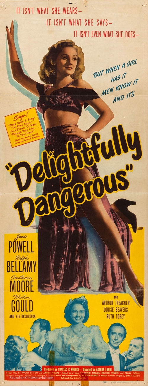 Delightfully Dangerous - Movie Poster