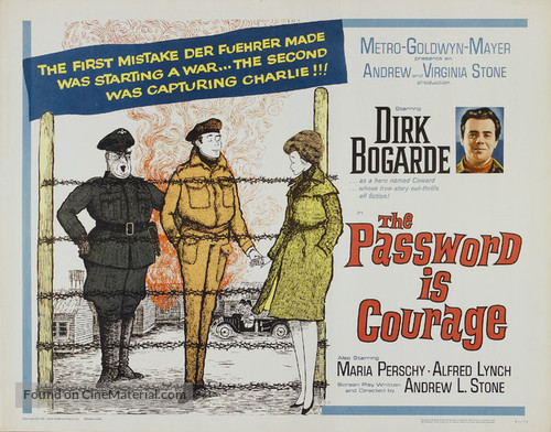 The Password Is Courage - Movie Poster