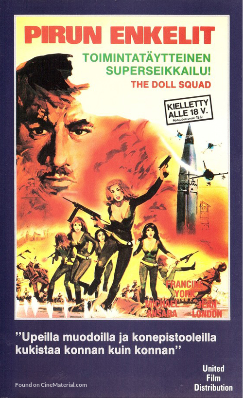 The Doll Squad - Finnish VHS movie cover