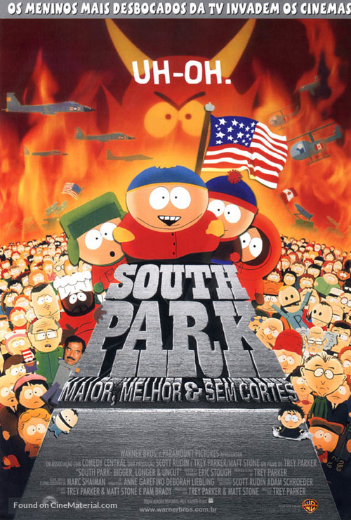 South Park: Bigger Longer &amp; Uncut - Brazilian Movie Poster