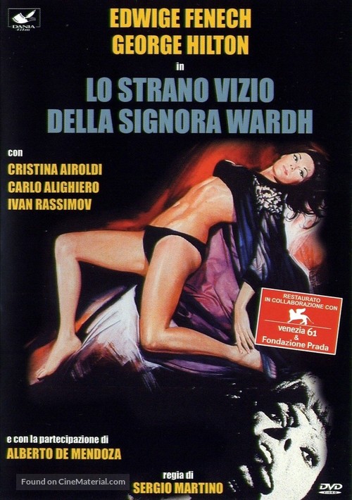 La strano vizio della Signora Wardh - Italian DVD movie cover