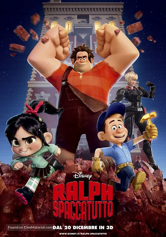 Wreck-It Ralph - Italian Movie Poster