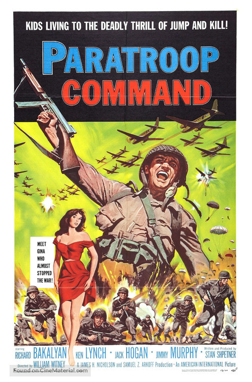 Paratroop Command - Movie Poster