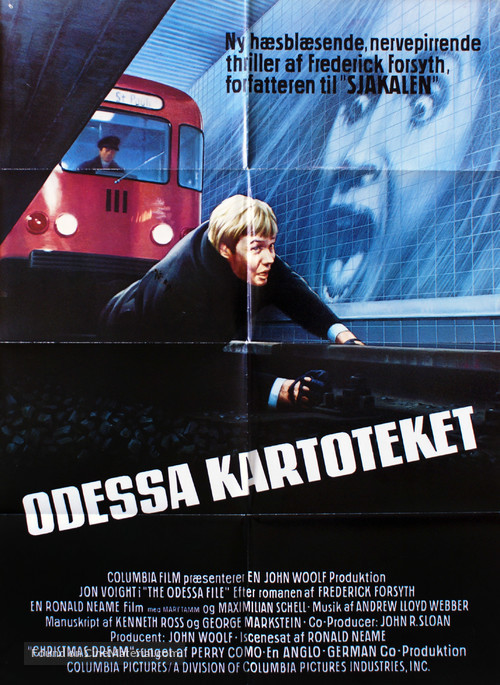 The Odessa File - Danish Movie Poster