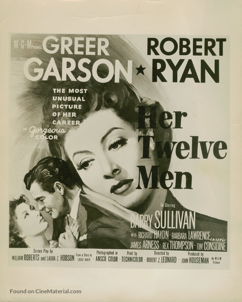 Her Twelve Men - poster
