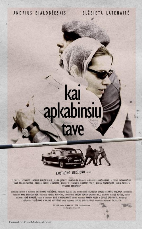 Kai apkabinsiu tave - Lithuanian Movie Poster