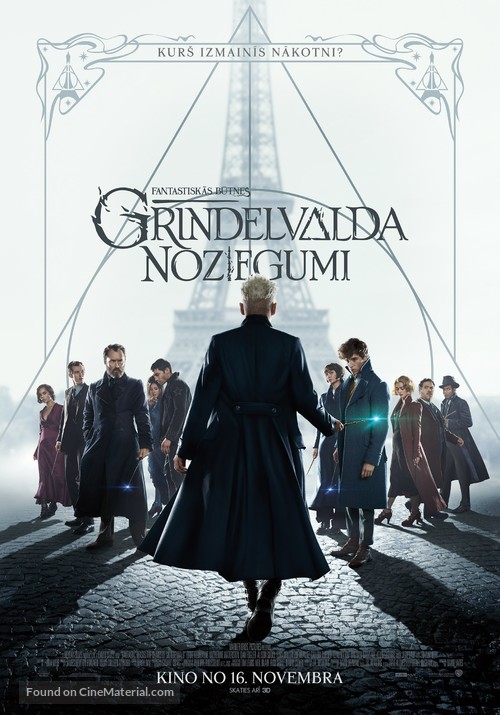 Fantastic Beasts: The Crimes of Grindelwald - Latvian Movie Poster