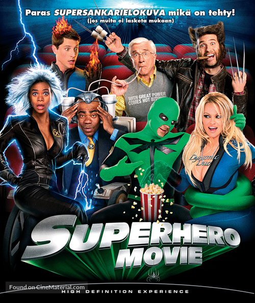 Superhero Movie - Finnish Blu-Ray movie cover