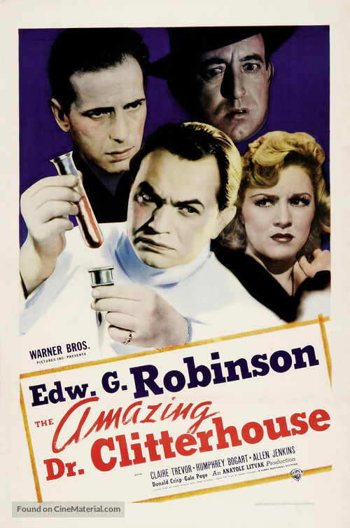 The Amazing Dr. Clitterhouse - Movie Poster
