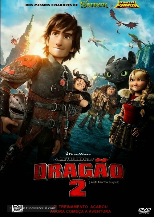How to Train Your Dragon 2 - Brazilian DVD movie cover