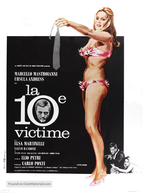 La decima vittima - French Movie Poster