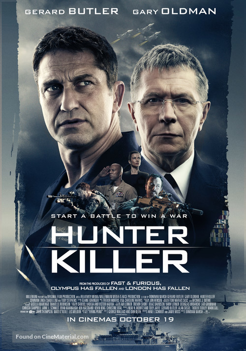 Hunter Killer - British Movie Poster
