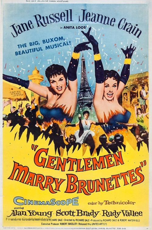 Gentlemen Marry Brunettes - Movie Poster