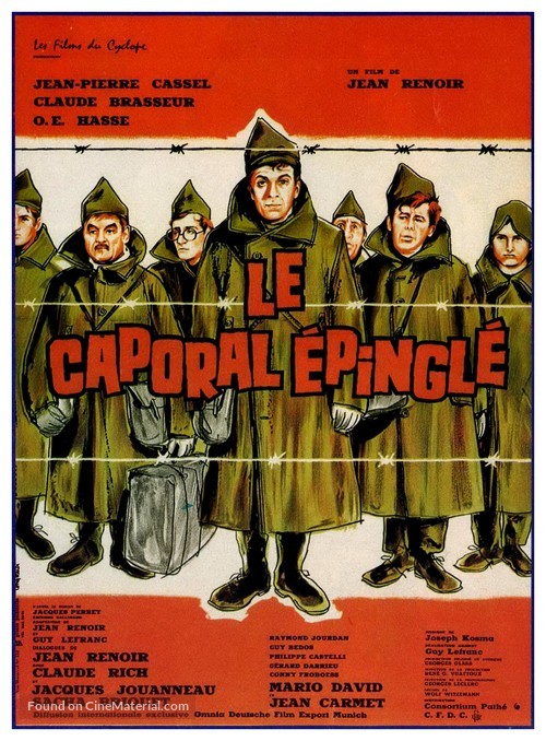 Caporal &eacute;pingl&eacute;, Le - French Movie Poster