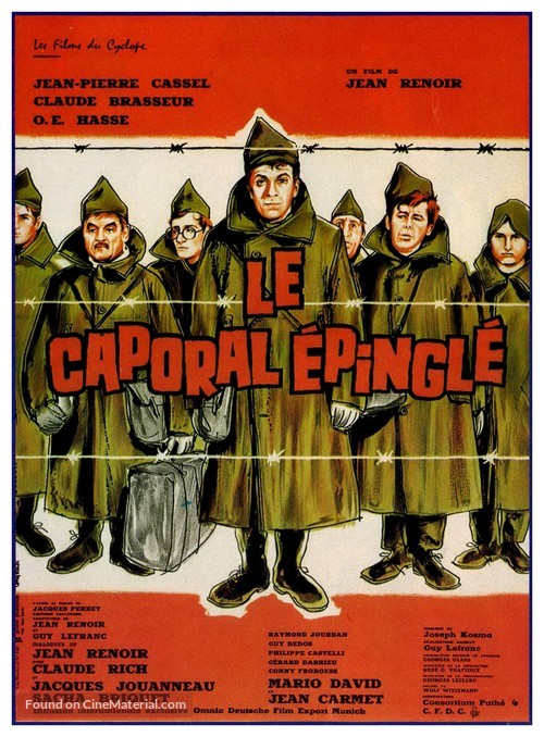 Le caporal &eacute;pingl&eacute; - French Movie Poster