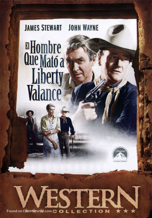 The Man Who Shot Liberty Valance - Spanish Movie Cover