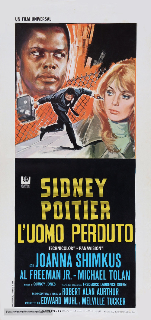 The Lost Man - Italian Movie Poster