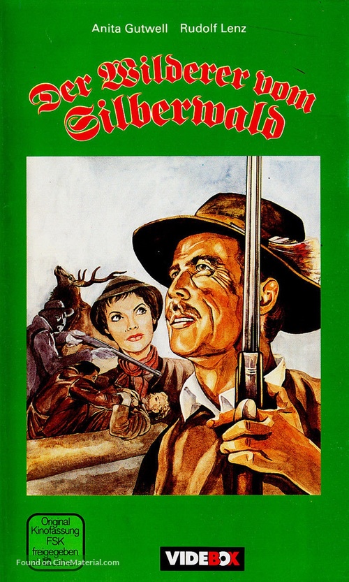 Der Wilderer vom Silberwald - German VHS movie cover