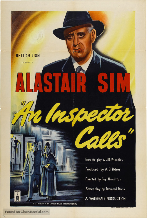An Inspector Calls - British Movie Poster