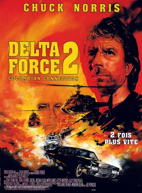 Delta Force 2 - French Movie Poster