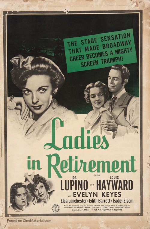 Ladies in Retirement - poster