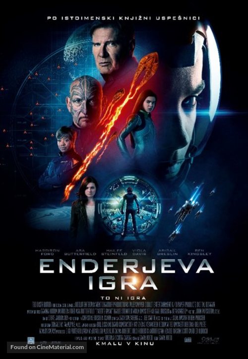 Ender&#039;s Game - Slovenian Movie Poster