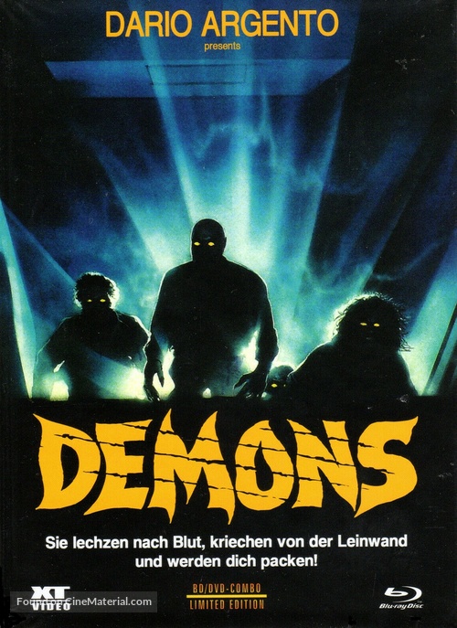 Demoni - Austrian Blu-Ray movie cover
