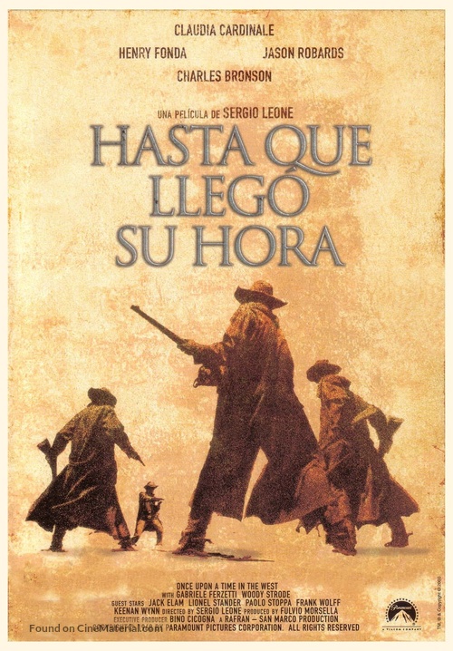 C&#039;era una volta il West - Spanish DVD movie cover