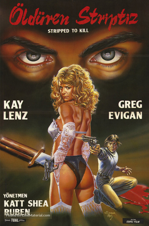 Stripped to Kill - German DVD movie cover