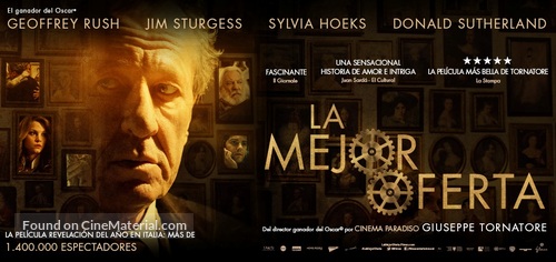 La migliore offerta - Spanish Movie Poster