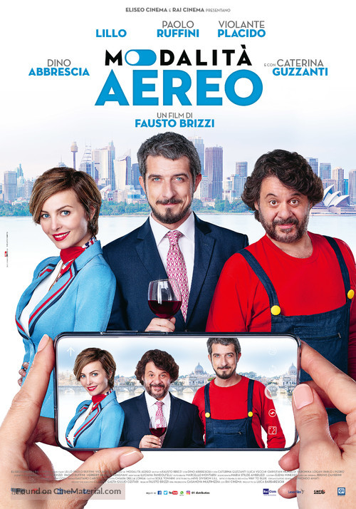 Modalit&agrave; aereo - Italian Movie Poster