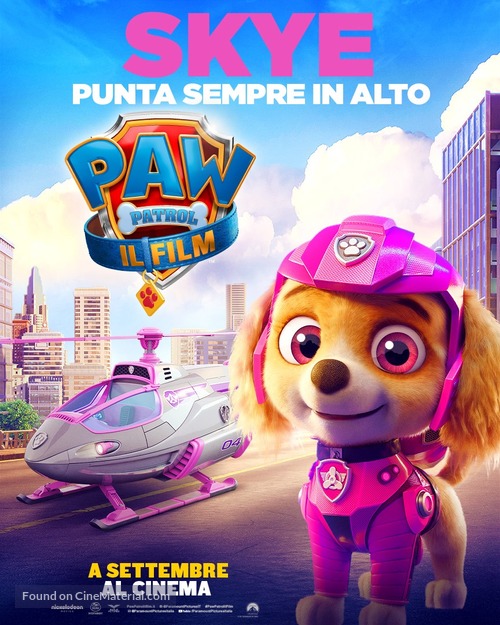 Paw Patrol: The Movie - Italian Movie Poster