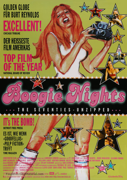 Boogie Nights - German Movie Poster