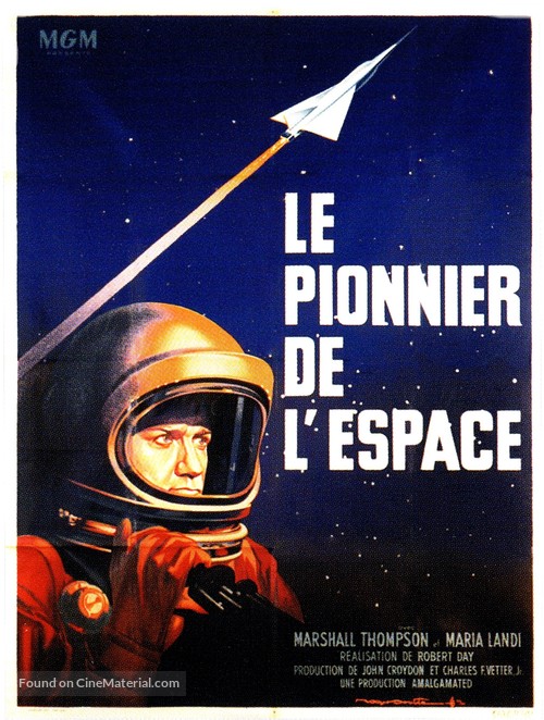 First Man Into Space - French Movie Poster