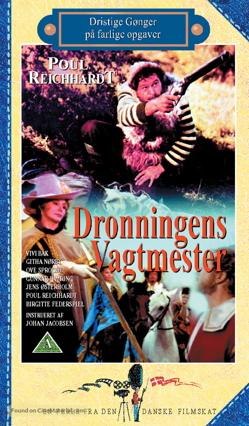 Dronningens vagtmester - Danish VHS movie cover