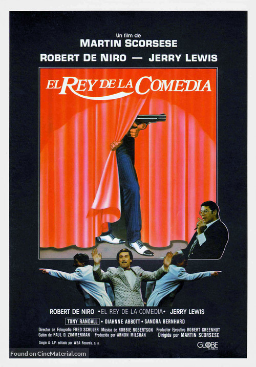 The King of Comedy - Spanish Movie Poster