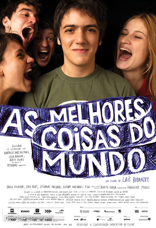 As Melhores Coisas do Mundo - Brazilian Movie Poster