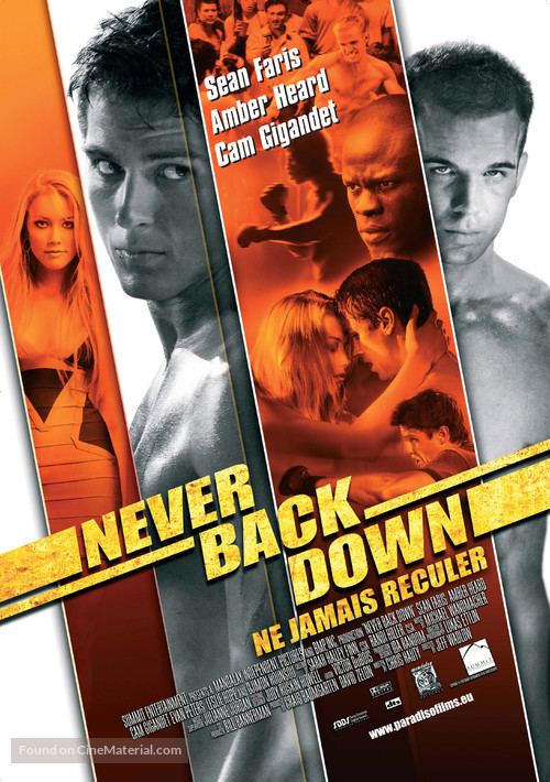 Never Back Down - French Movie Poster