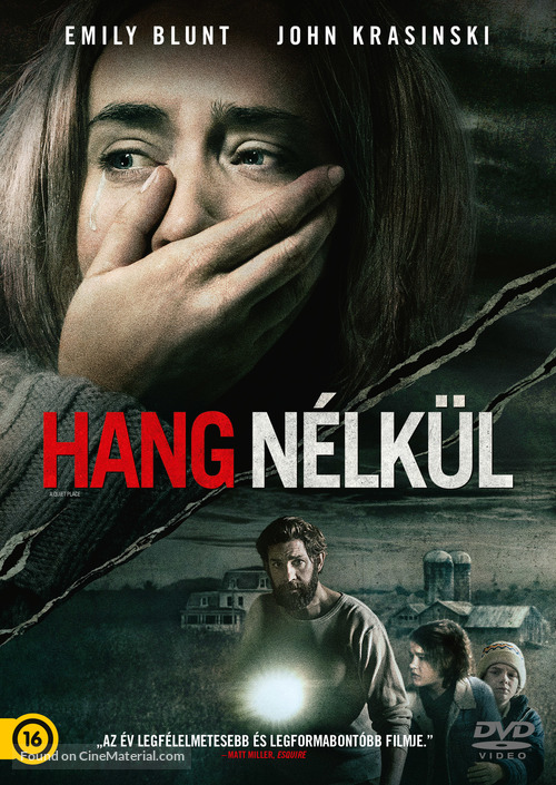A Quiet Place - Hungarian DVD movie cover