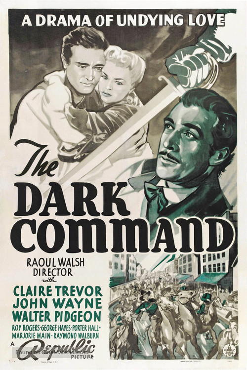 Dark Command - Theatrical movie poster