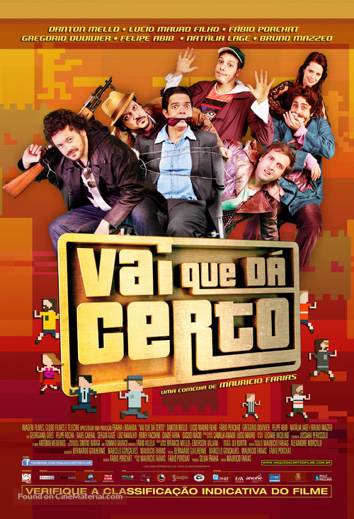 Vai que d&aacute; Certo - Brazilian Movie Poster