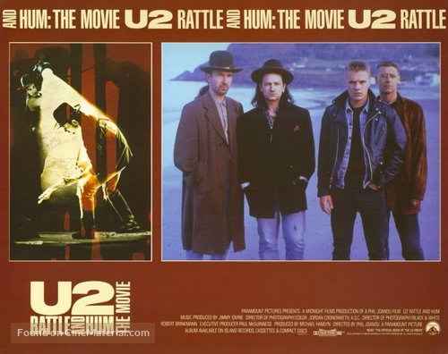 U2: Rattle and Hum - Movie Poster