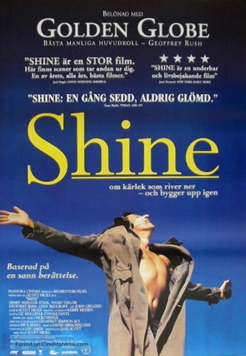 Shine - Swedish Movie Poster