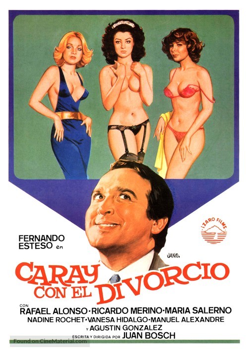 Caray con el divorcio - Spanish Movie Poster