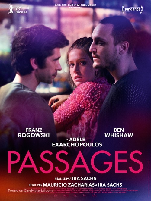Passages (2023) French movie poster